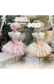 Mie Ye Flower Theme Series-Little Yellow Flower and Small Rose JSKs(Reservation/2 Colours/Full Payment Without Shipping)